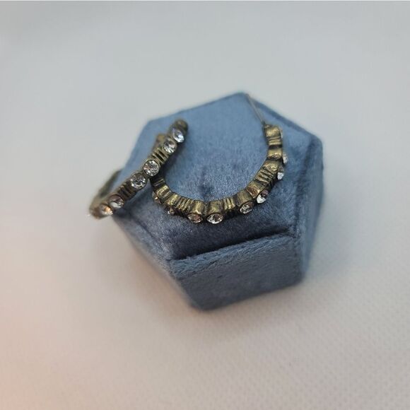 PREMIER DESIGNS Brass Hoop Earrings - Picture 5 of 6